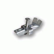 Attache complète pour caillebotis acier galva - maille 19 x 19mm_1
