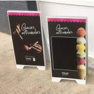 Chevalets de trottoir - PVC ardoise double face_1