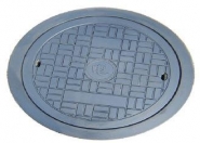 Couverture ronde en124 a15 b125 c250 d400 de regard de visite de fonte nodulaire_1