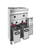 Friteuse électrique professionnelle - 2x7-8 Litres - 38 à 46 kg/heure - 400V - Valentine EVO2200_1