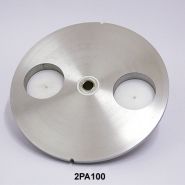 MH130 - Formeuse à steak haché - Mainca - Plateau pour 1 steak de 130 mm de diamètre - Trémie inox 2,5L_1