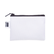 Porte-monnaie personnalisé - zippé, protégé RFID, en polyester 600D RPET - Impression en sublimation_1