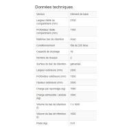 241190W - Rayonnage combi 2 S16-L avec bac de rétention galvanisé - stockage de liquides inflammables et polluants_1