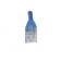 Cordon RJ45 Catégorie 5e U/UTP Bleu - 1 m - Cuivre - Normes ANSI/TIA 568 & ISO 11801_1