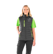 Gilet softshell rembourré recyclé Black Compass - Réf: R238X - Tissu extérieur 100% polyester JIAREN recyclé_1