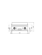 Plancha gaz - plaque lisse en acier Martin - 14 Kw - 700x730x250 mm - MBM Gamme DOMINA PRO 700_1