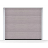 Porte de garage sectionnelle anti-effraction RenoMatic - rainure L, surface Slategrain, motorisée, panneaux isolants 42 mm_1