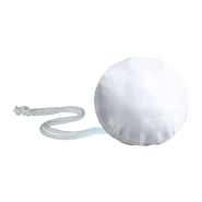 Sac shopping pliable coloré en polyester 190T - blanc - 24,25 g_1