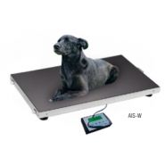 Balance pour animaux Ais / Ais-W - Baxtran - Plate-forme à 4 capteurs avec roues et poignée_1