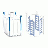 LOT de 10 BIGBAGS Occasion 100x100x170, SWL: 1000 kg, GR+GV - Anti-écarteurs dans les angles_1