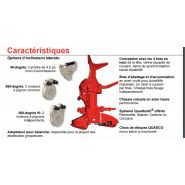 Série-B Tête d'abattage Quadco - capacité de coupe de 51cm à 71cm - bras accumulateurs brevetés et disque Quadco_1