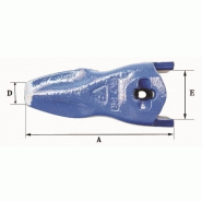 Dents de godet Fastkey FK7 PR - 7.10 kg - Dimensions précises_1