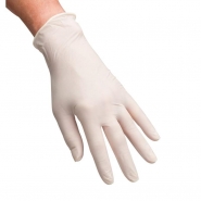 Gant latex non poudré blanc - Taille S - 6,4gr - 240mm - Boîte de 100 gants - Cranberry - 200002022_1
