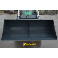 Godet à grains KB - Padagas - Acier renforcé 16 mm - Poids 280 à 310 kg_1