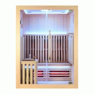 SAUNA COMBI BOREAL® ELÉGANCE 2 - 150X125 INFRAROUGE + VAPEUR_1