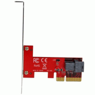 Adaptateur PCI Express à  4 Voies vers SFF-8643 pour SSD U.2 PCIe NVMe - Adaptateur SSD U.2 2.5