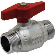 Vanne chromée mâle - mâle 20/27 - 300926_1