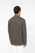 Veste worker homme - Réf: K671 - Kariban - 100% coton - Effet délavé_1