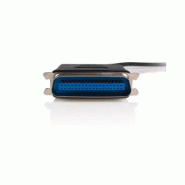 Cble Adaptateur de 1.80m USB vers 1 Port Parallèle pour Imprimante - Mle Mle_1