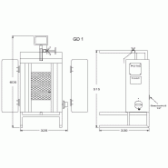 Machine à kebab gaz GD1 POTIS_1