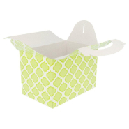 Boîte menu à emporter carton vert 17x16x10cm - par 50_1