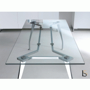 Bureau de Direction en verre Segno- Dellarovere - 180, Transparent_1