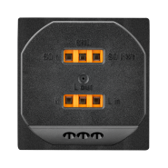 Compteur double énergie/horaire HW66 - 48x48 mm - IP65 - LED - Alimentation 115/230 VCA_1