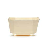 160 barquettes de cuisson en bois Comte 135x110x75 mm - papier siliconé - biodégradables et éco-responsables_1