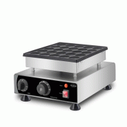 Appareil pour crêpes hollandaise / poffertjes 25pcs ø4,5cm l300 7540.0005 COMBISTEEL_1
