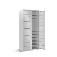 Armoire métallique  - 11 compartiments avec ouverture centralisée ou indépendante pour chaque porte_1