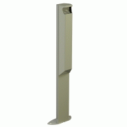 Cendrier sur pied - 3L - Arkea - Acier anti-corrosion - Modèles avec ou sans serrure_1