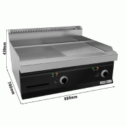 Plaque de cuisson électrique - 7,1 kW - Lisse et rainurée  - Mario 700 | GGM -EGK873MGG_1