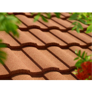 Tuiles métalliques à fort galbe pour toiture - METROTILE® ROMAN - inspiration antique et aspect terre-cuite_1