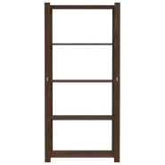 Vidaxl support de rangement à 5 niveaux marron 80x38x170 cm bois pin 373396_1