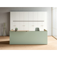 Banque d'accueil personnalisable OUTLINE - configurations variées et design moderne_1
