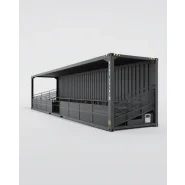 Cargo Tribune grand format robuste et accessible pour les grands événements sportifs, concerts ou festivals - 40HC_1