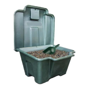 Coffre de stockage PEHD vert 175 litres - intérieur/extérieur, polyvalent et robuste_1