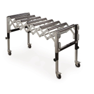 Convoyeur à rouleaux extensible Holzstar SRB 130 - réglable en hauteur et longueur - 5900012_1