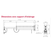 Éclairage de quai LED 12 VDC - Économe en énergie - Pour remorques de camion_1