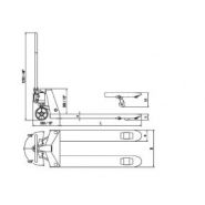 Msa0021 - transpalette manuel en acier inoxydable - disset odiseo - 2000 kg_1