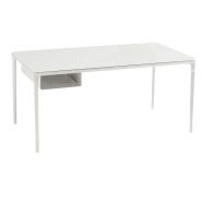 Sovet - Bureau droit Slim design Matthias Demacker - 140 cm - Structure aluminium et plateau personnalisable_1