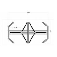 Tourniquet d'accès piéton Turny 400 - toute hauteur en acier inoxydable AISI 304 - contrôle bidirectionnel_1