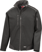 Veste de travail softshell Ripstop avec Cordura - Coupe-vent, respirante et imperméable - Réf : R124_1