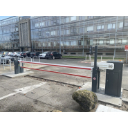 Barrière automatique levante de sécurité - Anti-véhicules-bélier, crash testée à 64 km/h, norme IWA 14-1 - AB-C65_1