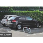 Bloc parking BPE - tube acier galvanisé avec bandes réflectos et 3 systèmes d'ouverture_1