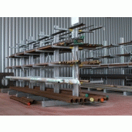 Rayonnage cantilever super lourd - Stockage intérieur et extérieur pour charges longues et très lourdes_1