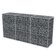 Vidaxl panier de gabion acier galvanisé 200x50x100 cm 142552_1