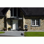 Boîte aux lettres compacte 1 porte - acier anthracite mat RENZ Animation - serrure agréée La Poste - dimensions 285x285x150mm_1