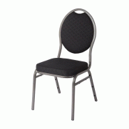 Chaises de banquet empilables tissu ignifuge - Lot de 4 - CE142 | Bolero_1