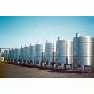 Cuve toit conique et fond conique - avec goulotte et toit excentré_1